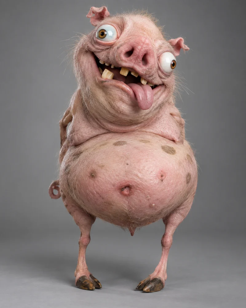 PiggySquiggly front view